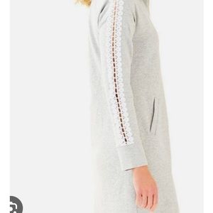 Lilly Pulitzer Light Gray Popover Skipper Dress